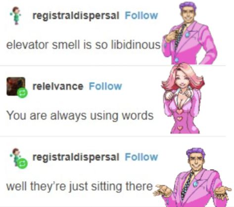 Vera Misham Ace Attorney, Ace Attorney Genderbend, Ace Attorney Text Post, Ace Attorney Headcanons, April May Ace Attorney, Ace Attorney Fanart, Lawyer Humor, Ace Hardware Store, Apollo Justice