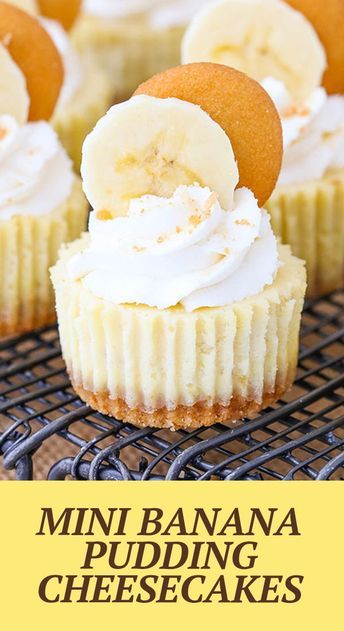 Easy Banana Cheesecake, Mini Banana Pudding, Double Recipe, Pudding Banana, Cheesecake Easy, Banana Cream Cheesecake, Cheesecake Bites Recipe, Pudding Cheesecake, Banana Pudding Cake