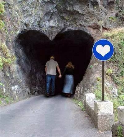 ❤ tunnel Heart In Nature, Tunnel Of Love, I Love Heart, Follow Your Heart, With All My Heart, This Is Love, Heart Art, Two People, Hopeless Romantic