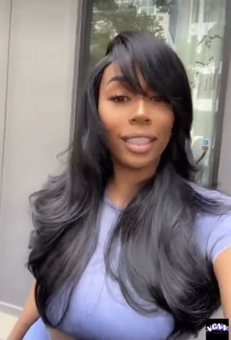 kash doll (2023) Closure Wig Install, Kash Doll, Silk Press Natural Hair, Sew In Hairstyles, Side Part Hairstyles, Wig Install, Short Locs Hairstyles, Birthday Hair, Short Straight Hair