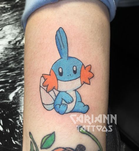 Squirtle Squad Tattoo, Mudkip Tattoo, Squirtle Squad, Pikachu Tattoo, Pokemon Tattoo, Tattoo For Son, Female Tattoo Artists, Tattoo Cover-up, Symbolic Tattoos