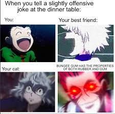 Hunter X Hunter Memes Funny, Hxh Funny, Hunterxhunter Funny, Alluka Zoldyck, Gon And Killua, Shojo Anime, Hxh Characters, Film Anime, Hunter Anime