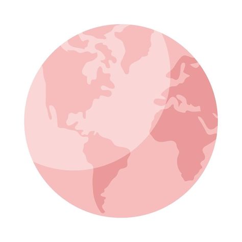 Pink Globe, Globe Drawing, Pink Earth, Pink App Icon, Buyer Persona, 32nd Birthday, Globe Icon, 32 Birthday, Travel Icon