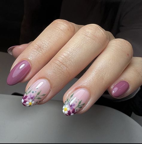 Nice Nails, Casual Nails, Pretty Nail Art, Nail Art Ideas, Floral Nails, Chic Nails, Fancy Nails, Short Acrylic Nails, Nail Arts