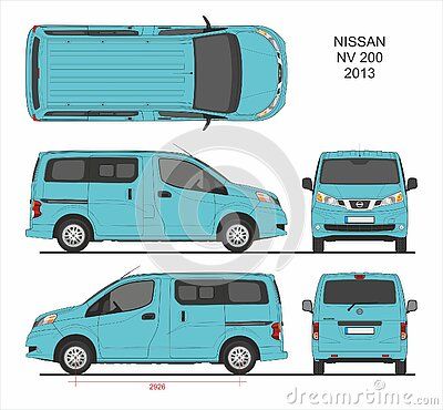 Car Template, Nissan Nv200, Passenger Van, Door Detail, Vehicle Wraps, Car Wrap, Recreational Vehicles, Nissan, Passenger