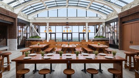 Cindy's - Rooftop Bar Review | Condé Nast Traveler Rooftop Chicago, Chicago Athletic Association Hotel, Chicago Athletic Association, Chicago Bars, Peninsula Hotel, Rooftop Design, Hotel Lounge, Best Rooftop Bars, Conde Nast Traveler