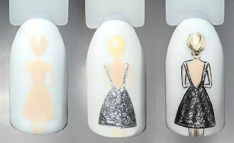 Barbie Doll Nail Art, Barbie Nail Art Design, Doll Nail Art Designs, Doll Nail Art, Barbie Nail Art, Girls Nail Designs, Barbie Nails, Bridal Nail Art, Nail Drawing