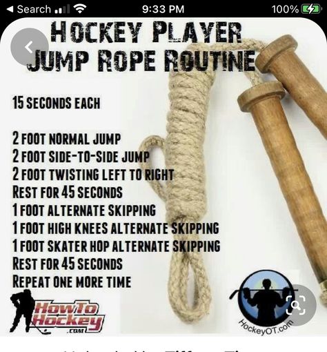 Hockey Workouts Training, Jump Rope Routine, Backyard Ice Rink, Hockey Workouts, Hockey Diy, Hockey Drills, Inline Hockey, Hockey Boards, Hockey Pictures