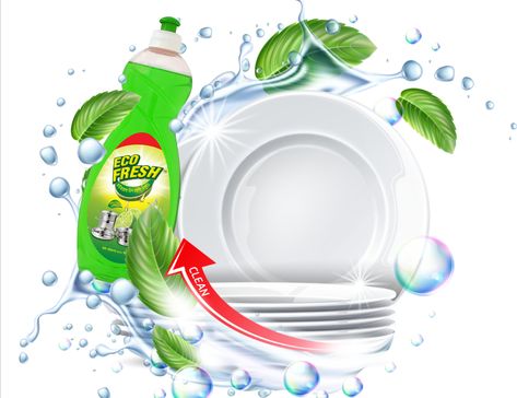 Dishwashing Liquid Label Design, Dishwashing Liquid Background, Dishwashing Logo Design, Detergent Design, Dish Cleaner, Bare Bulb Lighting, Free Business Logo, Beauty Salon Posters, Hero Image