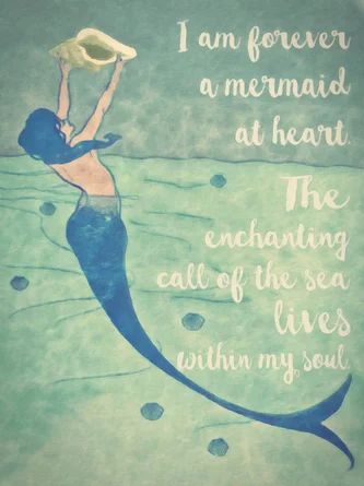 Graffitee Studios Mermaid at Heart by Graffitee Studios Canvas Art | Wayfair Mermaid Christmas Ornaments, Dandelion Wall Decal, Heart Canvas Art, Mermaid Canvas, Stick Drawings, Mermaid Quotes, Mermaid Stuff, Mermaid Artwork, Mermaid Christmas