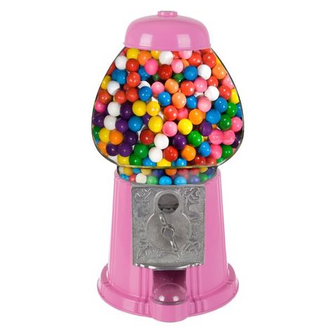 Great Northern Popcorn 15" Vintage Metal And Glass Gumball Machine - Pink : Target Toy Bank, Bubble Gum Machine, Cereal Dispenser, Candy Dispenser, Mint Candy, Coin Operated, Vintage Candy, Gumball Machine, Mixed Nuts