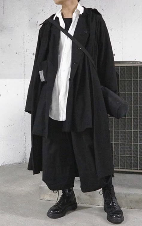 Man In Black, By Any Means Necessary, Japanese Outfits, Swaggy Outfits, Mode Inspo, Character Outfits, Looks Style, Japanese Fashion, Aesthetic Outfits