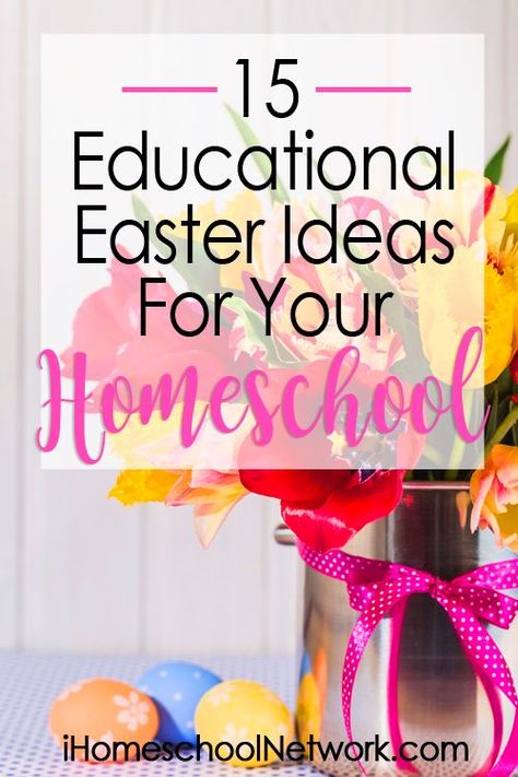 15 Educational Easter Ideas For Your Homeschool Easter Homeschool Craft, Homeschool Easter Ideas, Easter Educational Activities, Easter Homeschool, Easter Math Activities, Easter Lessons, Cool Experiments, How To Start Homeschooling, Homeschooling Ideas