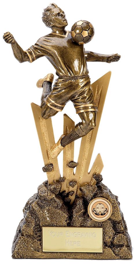 Trophy Craft, Soccer Awards, Soccer Trophy, Football Trophy, Sports Trophies, Award Plaques, Football Trophies, Football Awards, Chocolate Sculptures