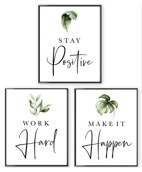 PRICES MAY VARY. This inspirational office wall art for women the material is durable and waterproof with high definition print ~ This office decor for women desk wall art green canvas use instructions: Frame it using a standard frame of 8”x 10” or simply hang it using a skirt hanger~ This wall Art office decor for women Size: 8" x 10" / 20cm x 25cm, no frame included~ This office wall decor for women will light up your mood everyday~ This home office decor for women will look amazing~ *No frame Green Office Decor, Motivational Office Wall, Decorating Your Office At Work, Home Office Decor For Women, Cube Decor, Farmhouse Office Decor, Women At Work, Women Wall Art, Office Decor For Women