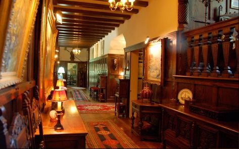 Breakfast Room at end of Hallway | Glenridge Hall (1929) | 6615 Glenridge Dr. Sandy Springs, GA 30328 | 10 BA, 12 BA, 16,081 SqFt | Original estate was 400 acres; reduced to 80 acres by 2015 when it was. sold $17.5m & demolished😪 Glenridge Hall, Salvatore Boarding House, End Of Hallway, Victorian Architecture Interior, Victorian House Interiors, Boarding House, Wine House, Victorian Architecture, Sacred Places