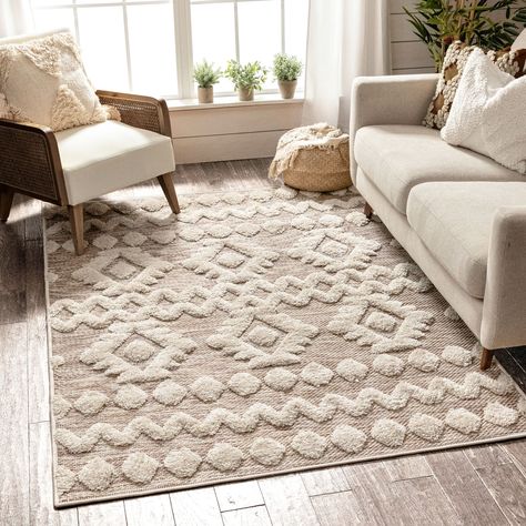 Free 2-day shipping. Buy Well Woven Bellagio Chiara Tribal Moroccan Beige 5'3" x 7'3" High-Low Flat-Weave Area Rug at Walmart.com Affordable Area Rugs, Beige Flats, 5x7 Area Rug, Well Woven, 3d Texture, 8x10 Area Rugs, Flat Weave Rug, Rug Sale, White Rug