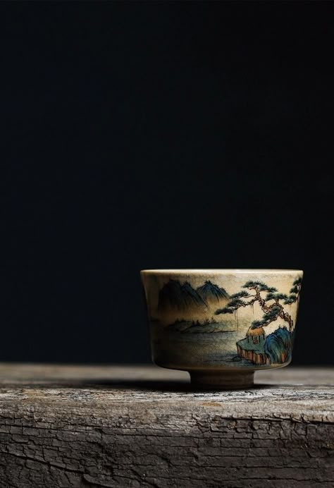 Chinese Tea Room, Wabi Sabi Japanese, Wabi Sabi Ceramics, Japanese Tea House, Chinese Aesthetic, Pretty Tea Cups, Tea Culture, Tea Art, Chinese Tea