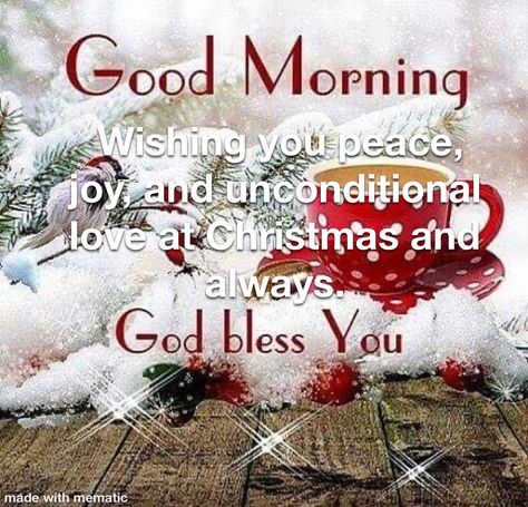 Inspiration Sayings, Good Morning Christmas, Morning Christmas, Holiday Morning, Monday Blessings, Christmas Blessings, Beautiful Picture, Morning Wish, Fall Wallpaper