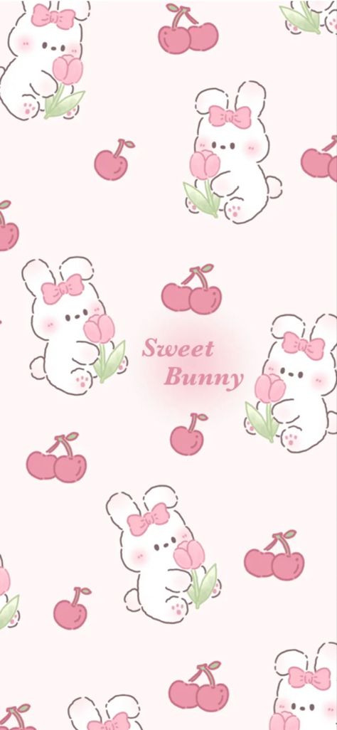 Coelho Wallpaper, Wallpaper Kelinci, Pink Rabbit Wallpaper, Bunny Makeup, Wallpaper Whatsapp, Pink Wallpaper Ipad, Kawaii Wallpapers, Rabbit Wallpaper, Cute Owls Wallpaper