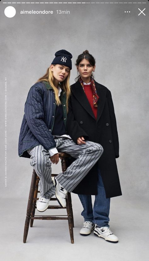 Aime leon dore fall/winter 2021 Street style girlfriend style boyfriend style Joanna Halpin, Paloma Elsesser, Tracee Ellis Ross, Aime Leon Dore, Studio Shoot, Lookbook Outfits, Mens Street Style, Lifestyle Brands, Women's Style