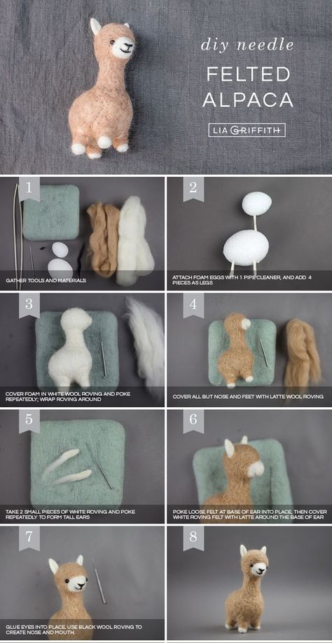 Tovad Ull, Needle Felting Diy, Needle Felting Tutorials, Pola Amigurumi, Wine Bottle Diy Crafts, Needle Felting Projects, Felting Tutorials, Diy Tips, Wine Bottle Crafts