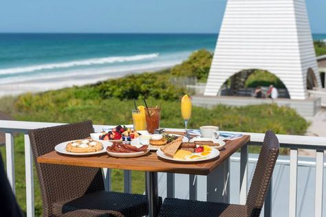 Bud and Alleys rooftop Seaside South Walton Florida, Gulf Coast Florida, Gulf Coast, Picture Perfect, Florida, Table Decorations, Travel