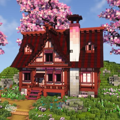 1.20 Minecraft House Welcome Home Minecraft, Japanese Inspired Minecraft House, Minecraft Builds 1.20, 1.20 Minecraft, Minecraft Dessert House, Minecraft Sakura House Ideas, 1.20 House Minecraft, 1.20 Builds Minecraft, 1.20 Minecraft House