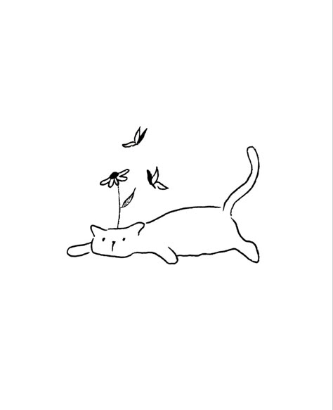 Small Cat Tattoo, Neck Tattoo Women, Best Friends Tattoo, Simple Cat Tattoo, Tattoo Ideas Minimalist, Tattoo Back Tattoo, Tattoo Couples, Cat Tattoo Design, Friends Tattoo