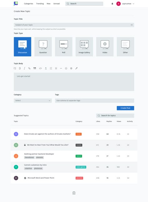 Forum 19 - Forum Website PSD Template #community, #discussion, #forum, #forum19, #knowledge base, #thread, #topics, #users Forum Website Design, Table Ui, Form Ui, Saas Website, Wireframe Website, Web Design Template, Student Dashboard, Document Management System, Psd Website