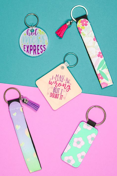 How To Make Lanyards, Sublimation Keychains, Car Hanging Accessories, Keychain Svg, Sublimation Ideas Projects Inspiration, Country Chic Cottage, Keychain Fob, Car Hanging, Infusible Ink