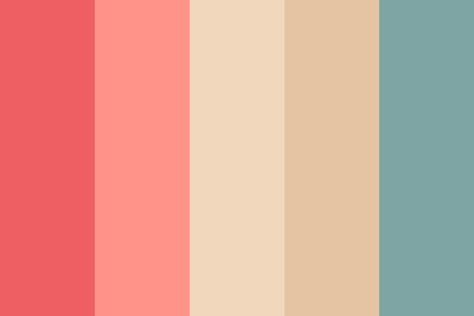 Colours That Go With Coral, Peach And Pink Color Palette, Coral Color Palette Clothes, Coral Color Pallete, Coral Pallet Color, Coral Colour Combinations, Colour Palette Coral, Color Palette Corals, Colors That Go With Coral