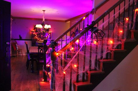 Lights Decoration Ideas, Halloween Decorating Ideas, Halloween Lights Decorations, Hosting Ideas, Lights Decorations, Fall Room, Halloween Outside, Lights Decoration, Halloween House Party