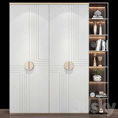 Best & Gorgeous Mirror Wardrobe Designs | Perfect For Your Bedroom Designs | Home Decorating Ideas Wardrobe Pattern Design Bedroom, White And Gold Wardrobe Design, Cupboard Groove Design, Groove Design On Wardrobe, Shutter Designs Wardrobe, Hinge Wardrobe Design, 3 Shutter Wardrobe Design, Groove Pattern On Wardrobe Shutter, Wardrobe Panel Design