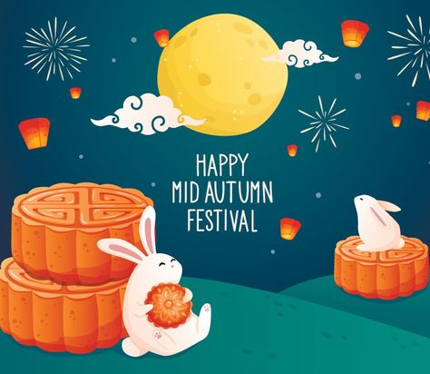 Wishing you a beautiful and peaceful Mid-Autumn Festival filled with many delicious mooncakes! Moon Festival Illustration, Mid Autumn Festival Illustration, Moon Scenery, Autumn Moon Festival, Festival Illustration, Mooncake Festival, Moon Cakes, Happy Mid Autumn Festival, Saving Strategies