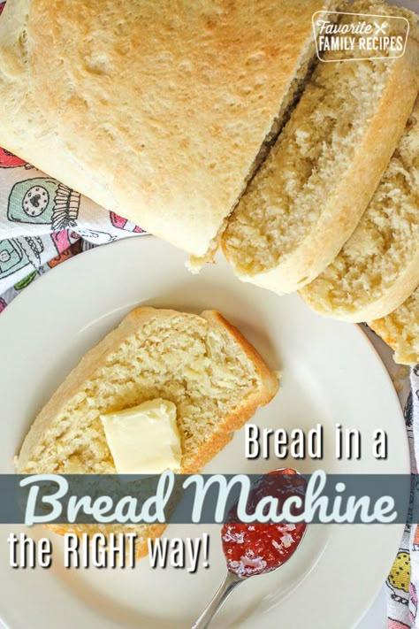 How to Make Bread Using a Bread Machine (the RIGHT way) White Bread Machine Recipes, Bread Machine Dough, Traditional Bread Recipe, Homemade Bread Dough, Easy Bread Machine Recipes, Best Bread Machine, Bread Machine Bread, Bread Machine Recipe, White Bread Recipe