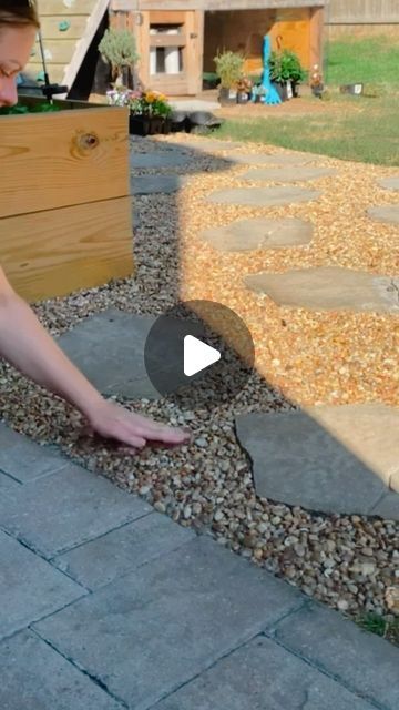 Rock Glue, Rock Patio, Lake Front House Plans, Backyard Landscape, Backyard Remodel, Outdoor Stuff, Outdoor Diy Projects, Yard Work, To Say Goodbye