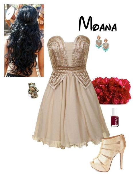 Moana Inspired Prom Dress, Moana Prom Dress, Moana Disneybound, Disney Prom Dresses, Disney Princess Inspired Outfits, Princess Photoshoot, Disney Prom, Moana 2016, Disney Character Outfits