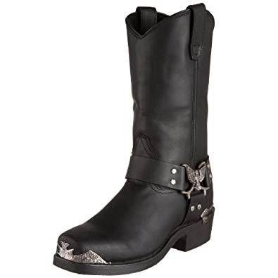 Dingo Men's Chopper Harness Boot Gothic Suits, Black Motorcycle Boots, Biker Clothing, Mens Motorcycle Boots, Boots Mid Calf, Nice Boots, Harness Boots, Square Toe Boots, Triumph Motorcycles