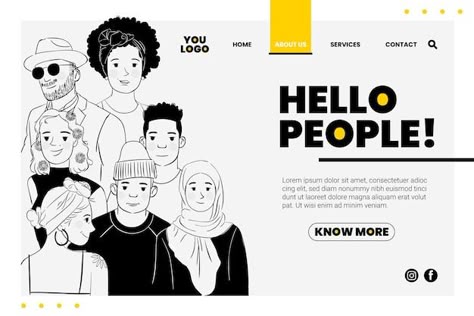 블로그 디자인, Modern Website Design, Webdesign Inspiration, Header Design, Portfolio Website Design, Powerpoint Presentation Design, Webpage Design, Website Illustration, Portfolio Web Design