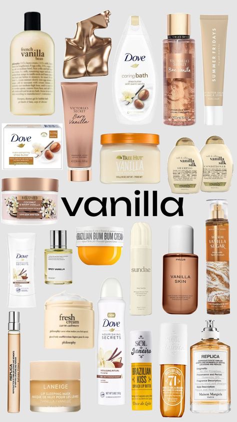 Vanilla Girl Perfume, Vanilla Smelling Products, Vainilla Aesthetic, Best Scent Combos, Vanilla Skin, Vanilla Perfumes, Vanilla Scents, Girl Perfume, Vanilla Smell