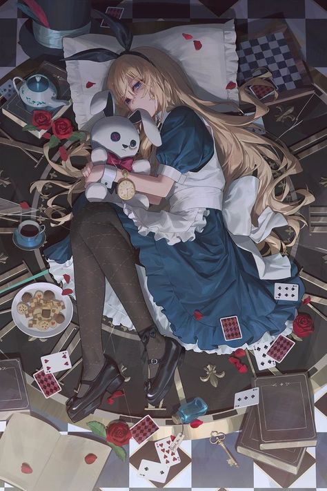 Alice in Wonderland #fanart #yohanfevercell #illustration Alice In Wonderland Fanart, American Mcgee’s Alice, Alice In Wonderland Illustrations, Alice In Wonderland Aesthetic, Alice And Wonderland Quotes, Alice Madness, Wonderland Quotes, Alice In Wonderland Theme, Adventures In Wonderland