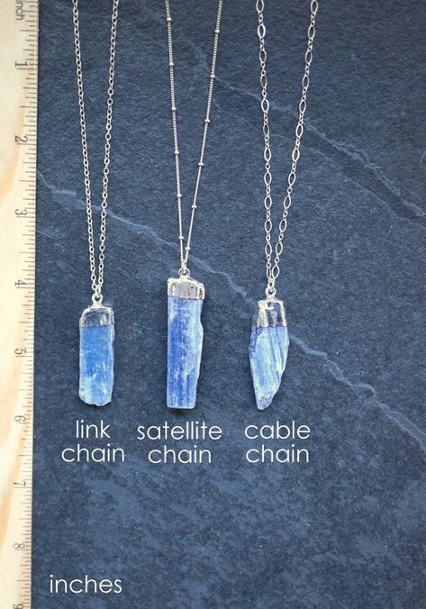 Credit to The Rockstar Goddess Gift Box Blue, Kyanite Necklace, Kyanite Jewelry, Amethyst Studs, Tigers Eye Necklace, Les Chakras, Gemstone Stud Earrings, Jewelry Blue, Blue Kyanite