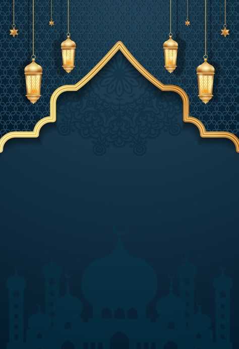 Latar Belakang Ramadhan Kareem Dalam Tema Biru Dan Emas Dengan Masjid Lentera Arab#pikbest##Backgrounds Background Masjid, Poster Ramadhan, Ramadhan Kareem, Aesthetic View, Gold Theme, Theme Background, Islamic Posters, Banner Background, Ramadan Kareem