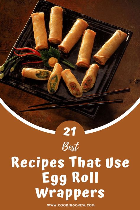 Egg Roll Wrappers Things To Make With, Egg Roll Dough Recipe, Eggroll Wrapper Recipes, Recipes Using Egg Roll Wrappers, Hot Dog Appetizers, Roll Dough Recipe, Chinese Egg Rolls, Avocado Egg Rolls, Egg Roll Filling