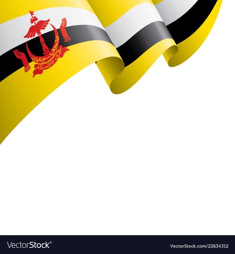 Brunei Flag, Wallpaper Iphone Neon, Flag Vector, National Flag, Wallpaper Iphone, Brunei, Png Images, White Background, Vector Free