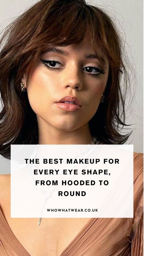 Want to know which eye makeup suits your eye shape best? From hooded to round and almond to downturned eye shapes, we've covered the best eye makeup tips. Eye Makeup For Prominent Eyes, Best Makeup For Almond Eyes, Eyeliner Looks Round Eyes, Best Makeup For Round Eyes, Natural Makeup For Round Eyes, Makeup For Round Almond Eyes, Almond Eye Shape Eyeliner, Almond Shaped Eye Makeup, Upturned Almond Eye Makeup