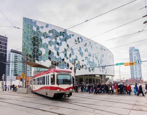 Central Library | Calgary Public Library Facade Pattern, Children's Library, Beautiful Library, Childrens Library, Central Library, East Village, Group Tours, The Building, Canada Travel