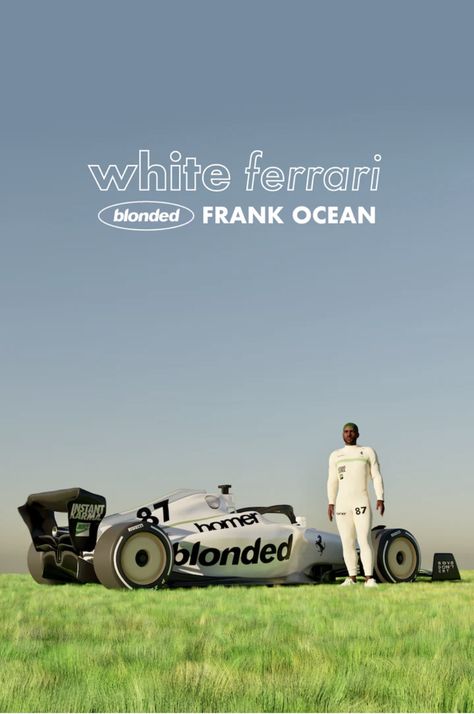 She Frank Ocean, Frank Aesthetic, Frank Ocean Poster, Frank Ocean Wallpaper, Ocean Poster, White Ferrari, Dont Kill My Vibe, Super Rich Kids, Free Poster