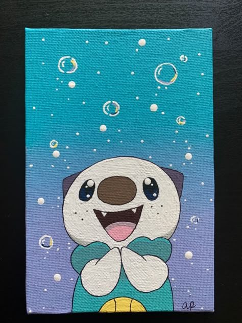 Pokemon Easy Painting, Pokémon Painting Ideas, Pokemon Painting Ideas, Pokemon Canvas Painting, Pokémon Painting, Green Aesthetic Outfit, Butterfly Wall Art Diy, Cute Easy Paintings, Pokemon Painting